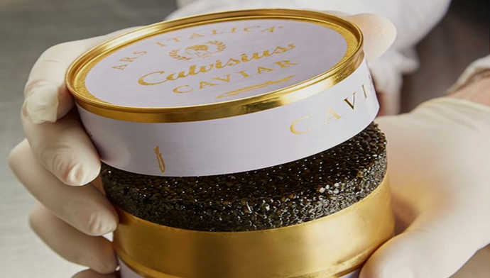 Caviar Testing At The Fancy Food Event With Calvisius Caviar