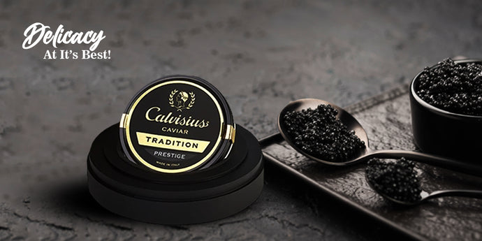 How is caviar cooked and how does it taste?