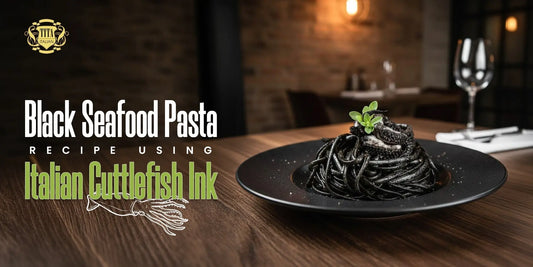 Black Seafood Pasta Recipe Using Italian Cuttlefish Ink Tita Italian