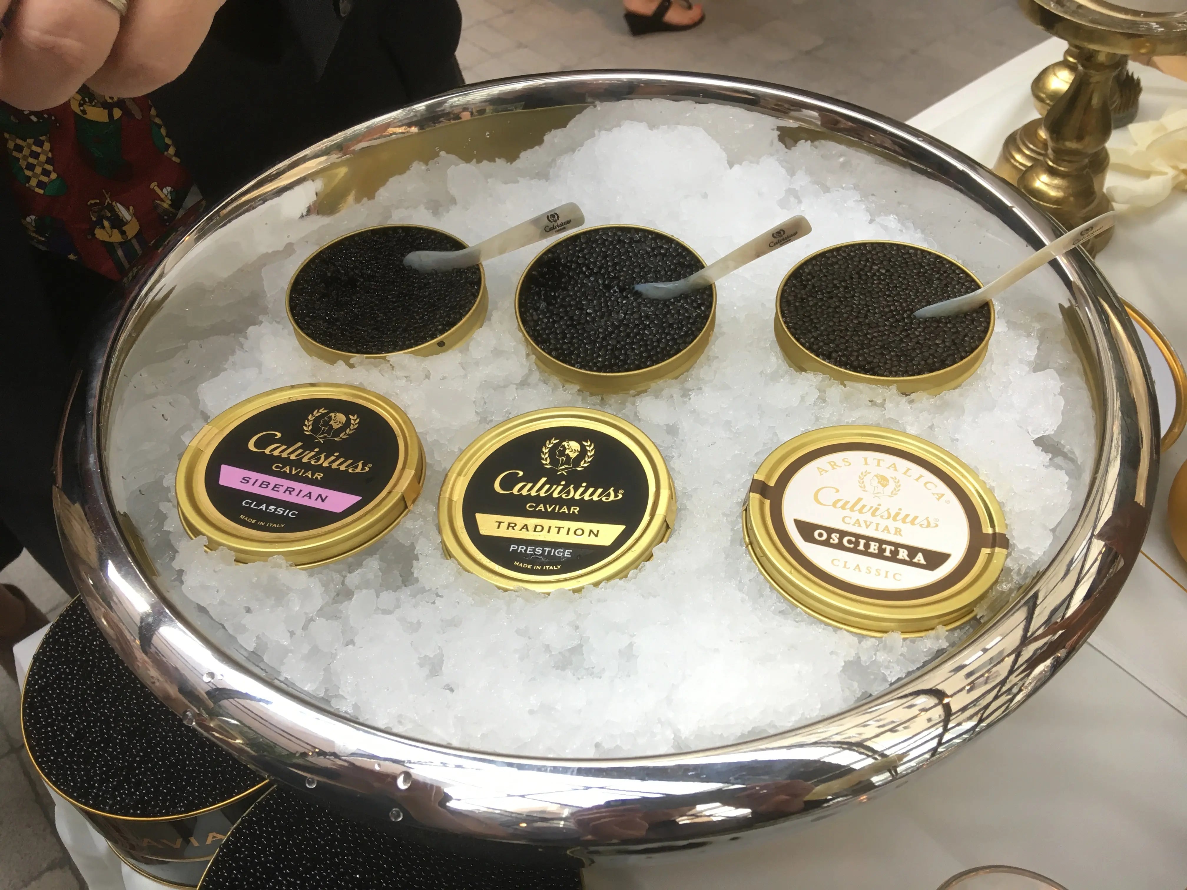 pictures of tins caviar