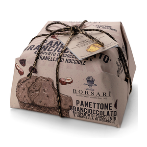 Borsari Gran Cioccolato Italian panettone 35.3 oz in Rustico packaging