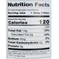 nutrition facts