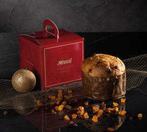 Muzzi Classic Italian Panettone – Christmas Gift Box – 17.6 oz