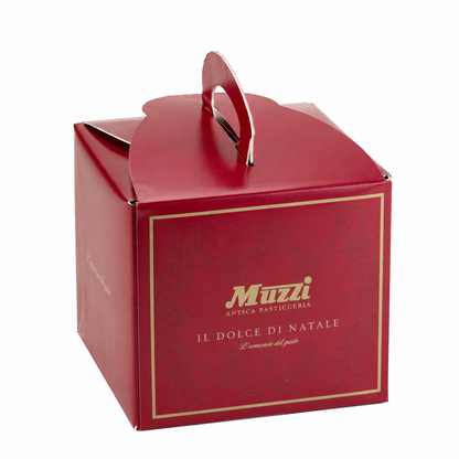 Muzzi Classic Italian Panettone – Christmas Gift Box – 17.6 oz