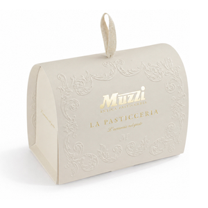 Italian assorted cookies by Muzzi in elegant white gift box