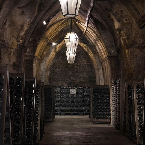 Antica Fratta winery cellars - Tita Italian