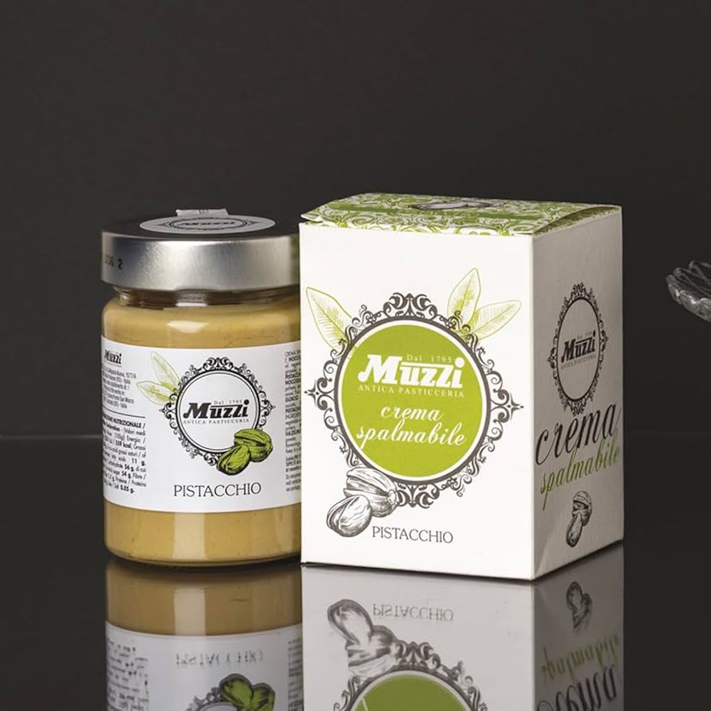 Pistachio Spread Cream Muzzi 12.34 oz - Tita Italian
