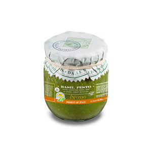 Anfosso - No Garlic Genovese Pesto with Basil DOP in EVO Oil - 6.34oz/180g