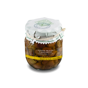 Anfosso -Taggiasche Pitted Olives in EVOO - 6.52oz/185g