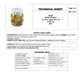 Anfosso - Artichokes in EVO Oil - 6.34oz/180g - Technical Sheet