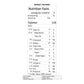 Anfosso - Artichokes in EVO Oil - 6.34oz/180g - Nutrition Facts