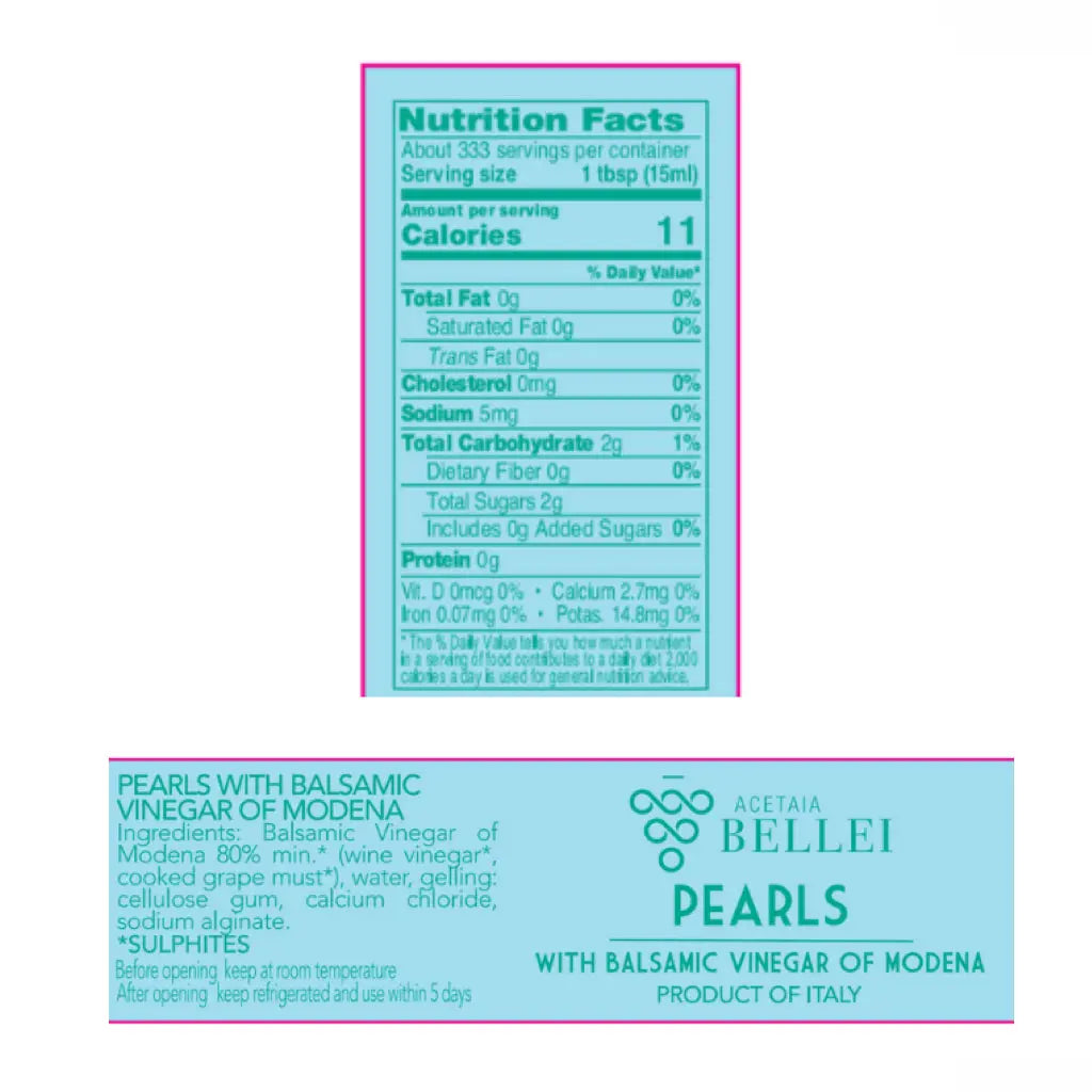 nutrition facts