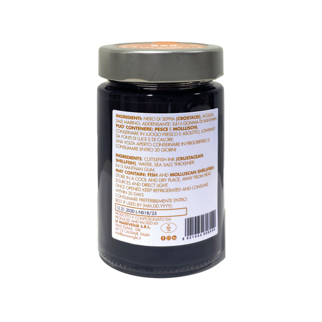 Cuttlefish ink Nero di Seppia 180g - Le meraviglie | Tita Italia rear view
