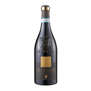 Bottle of Le Creete Lugana DOC white wine made from Trebbiano di Lugana grapes