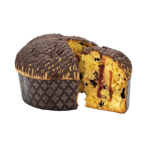 Panettone with Dark Chocolate and Black Cherries Borsari - Tita Italian -