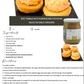 Recipe card for rice timbale with pumpkin sauce and pistachio sauce on sable crackers, featuring a jar of pistachio sauce. By Tita Italia
