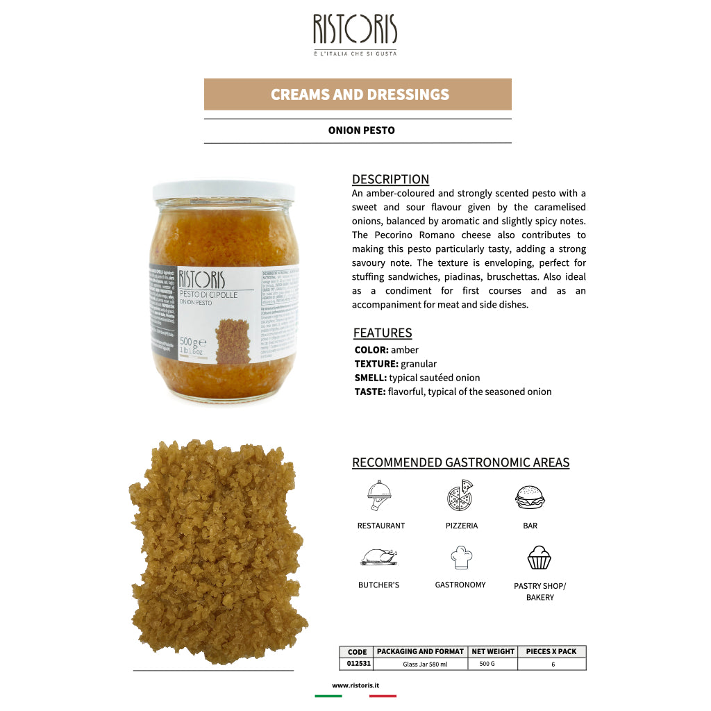 Ristoris - Onion Pesto - Technical Sheet