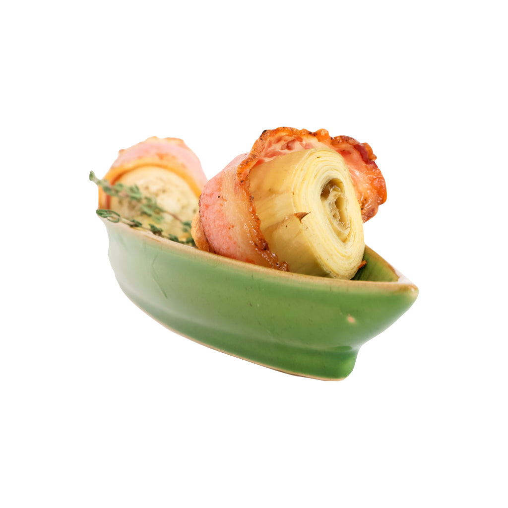 ROMAN-STYLE ARTICHOKES RISTORIS, GUANCIALE AND FONDUE