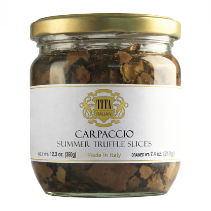 Summer Truffle Carpaccio Slices 12.35 oz. / 350 gr - Tita Italia
