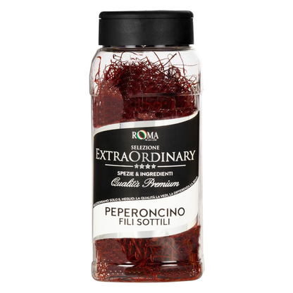 Thin Chili Threads Jar on white background