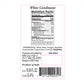 back label white condiment