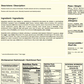 Borsari Pandoro Crema Limoncello packaging with nutritional information and ingredients list.