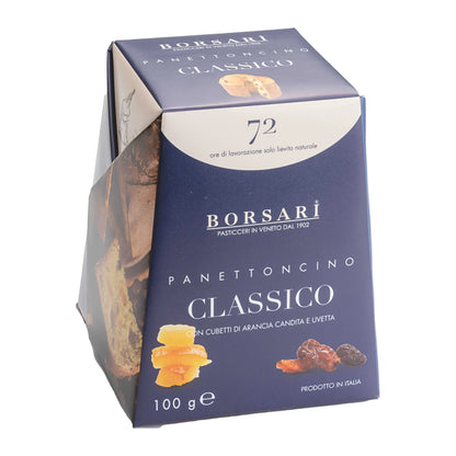 Borsari Panettoncino Classico packaging on a white background