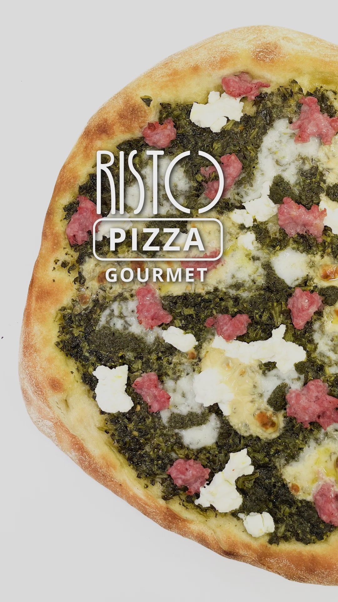 video recipe pizza with turnit top