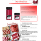some ideas to use food color ruby red