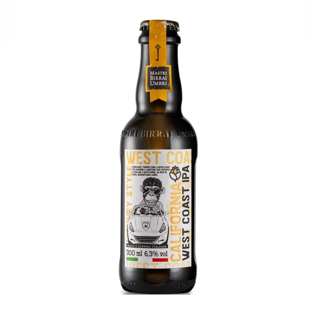 Monkey Style California West Coast IPA beer 10.14 fl oz / 300 ml - Tita Italia