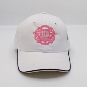 baseball cap White with pink embroidery one size unisex - Tita italia