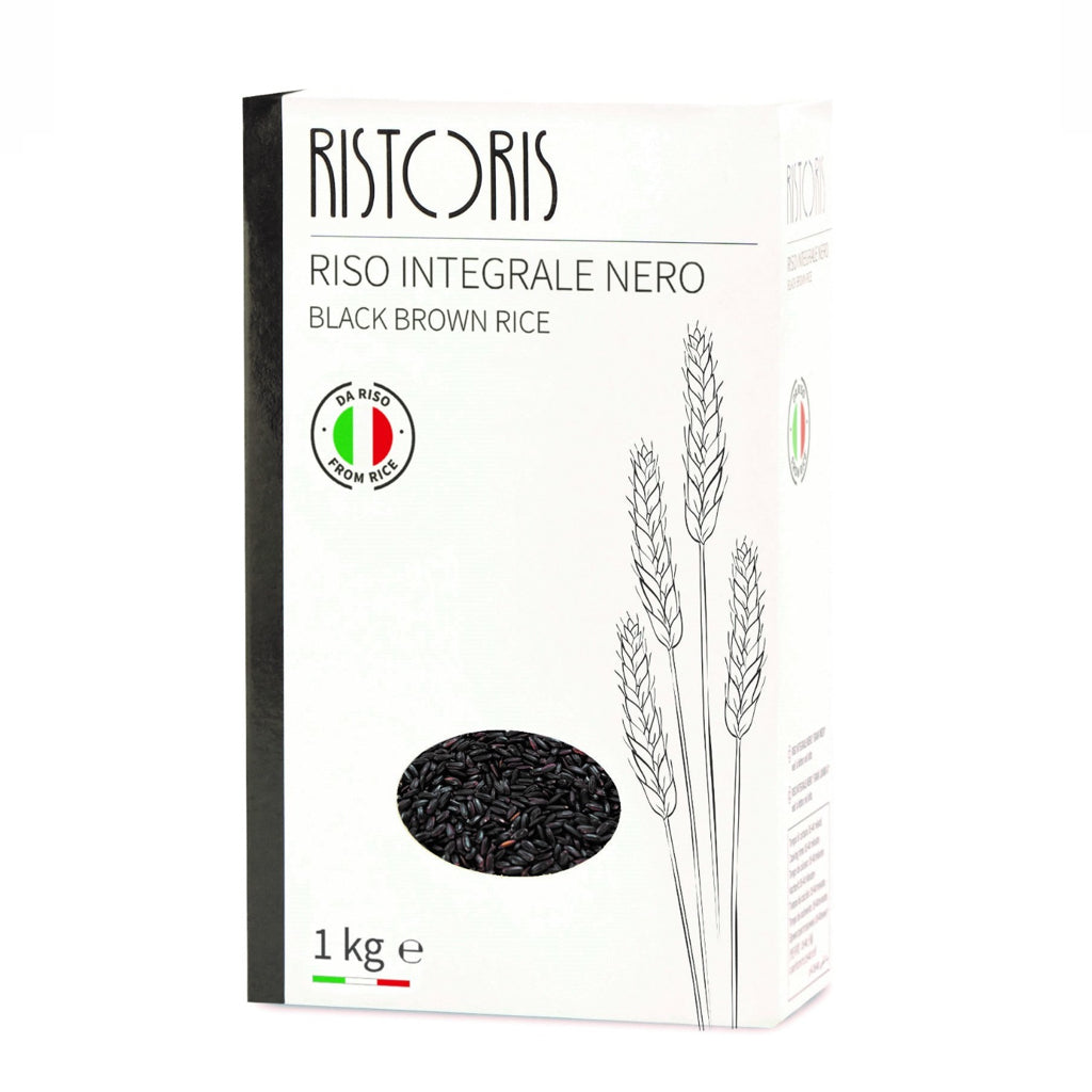 Black Brown Rice Ristoris 2.20 lb. / 1 kg - Tita Italia