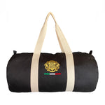 cotton round duffel bag black gold - Tita Italia