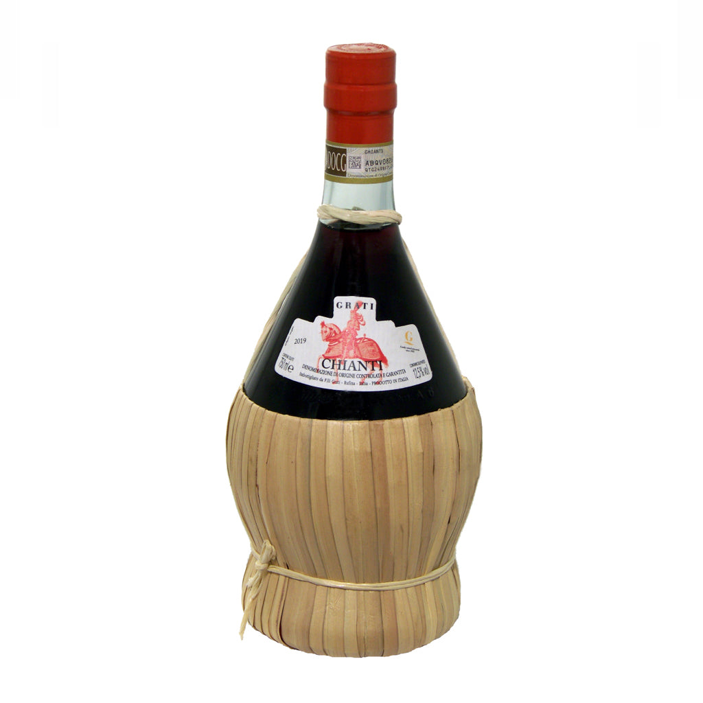 Chianti Red Wine Grati Flask Bottle - Tita Italia