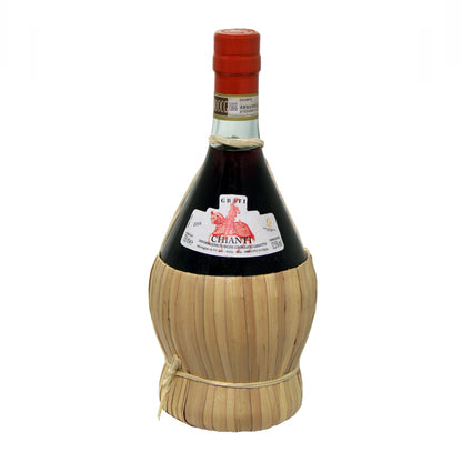 Chianti Red Wine Grati Flask Bottle - Tita Italia