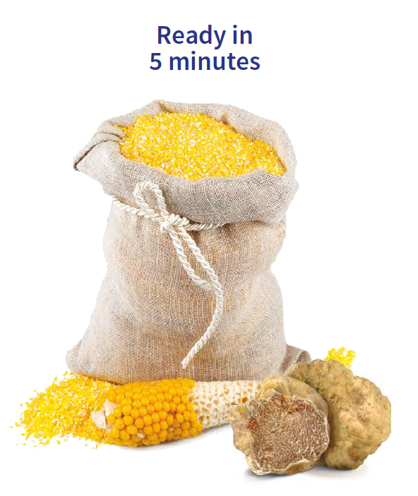 Instant Polenta with White Truffle 14.1 oz (400g) - Tita Italia