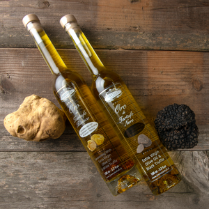 Black Truffle Infused Extra Virgin Olive Oil 3.38 fl. oz (100ml) - Tita Italia