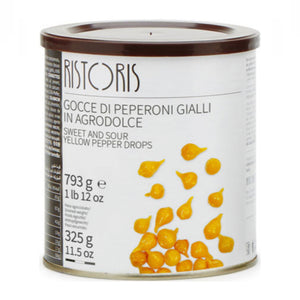 Sweet and sour Yellow pepper drops 793g / 12 oz - Tita Italia