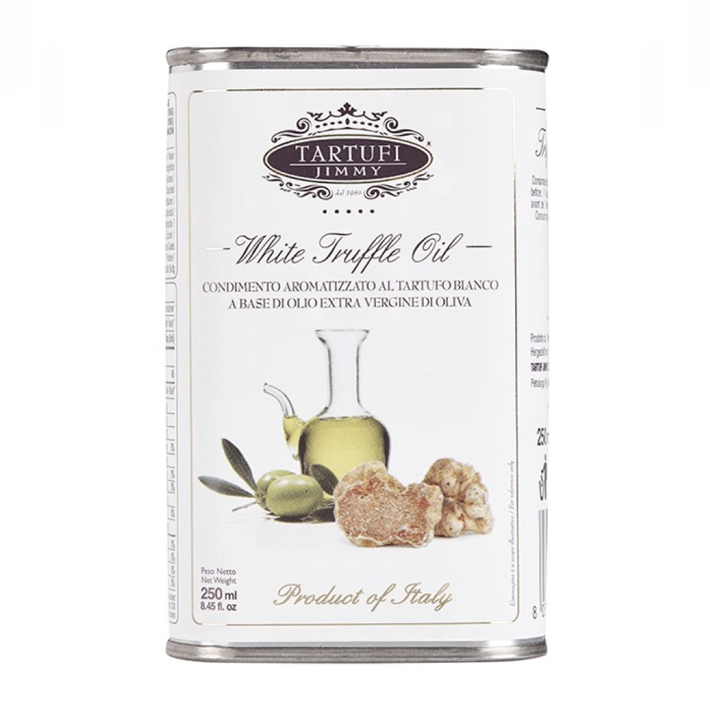 White Truffle Extra Virgin Olive Oil Tin 8.45 oz / 250ml - Tita Italia