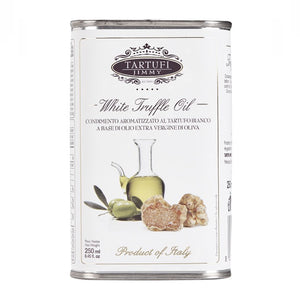 White Truffle Extra Virgin Olive Oil Tin 8.45 oz / 250ml - Tita Italia