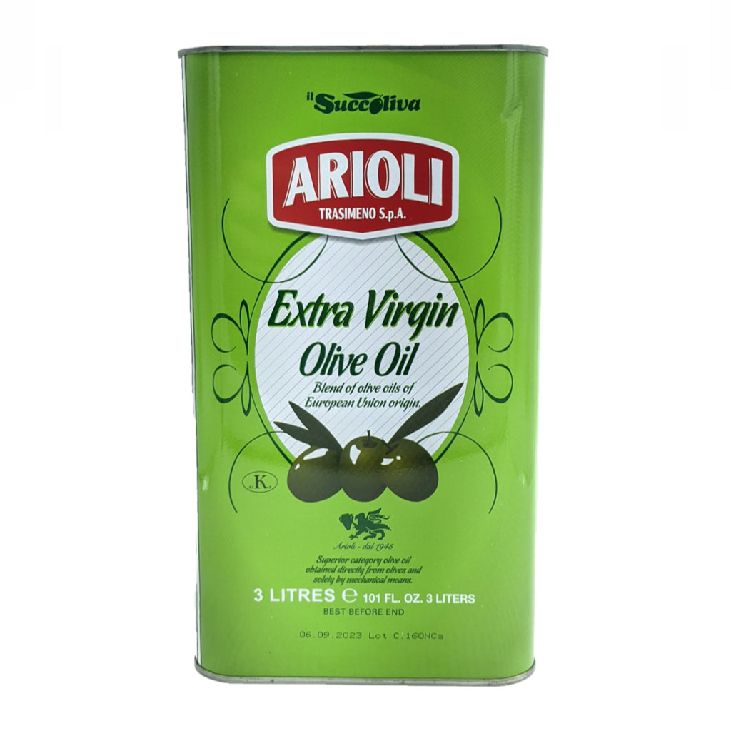 Arioli Cold pressed Extra virgin Olive Oil 3lt / 101 fl oz -Tita Italia