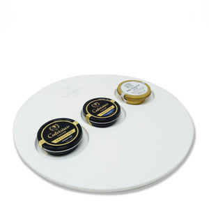 Caviar serving plate 3 tins - Tita Italia