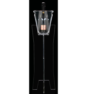 Wine and champagne bucket stand transparent Tower - Tita Italia