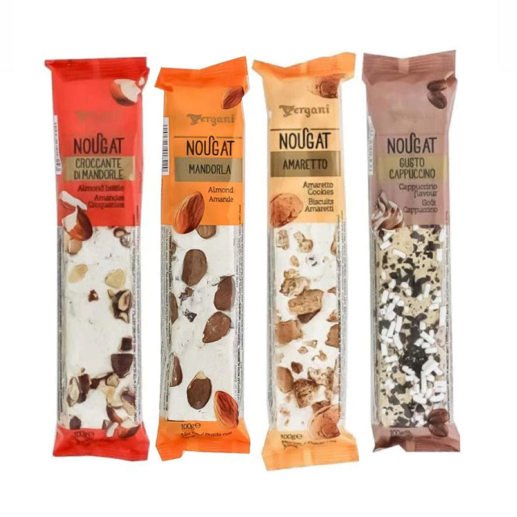 vergani Nougat candy bars set of 4 - Tita Italian