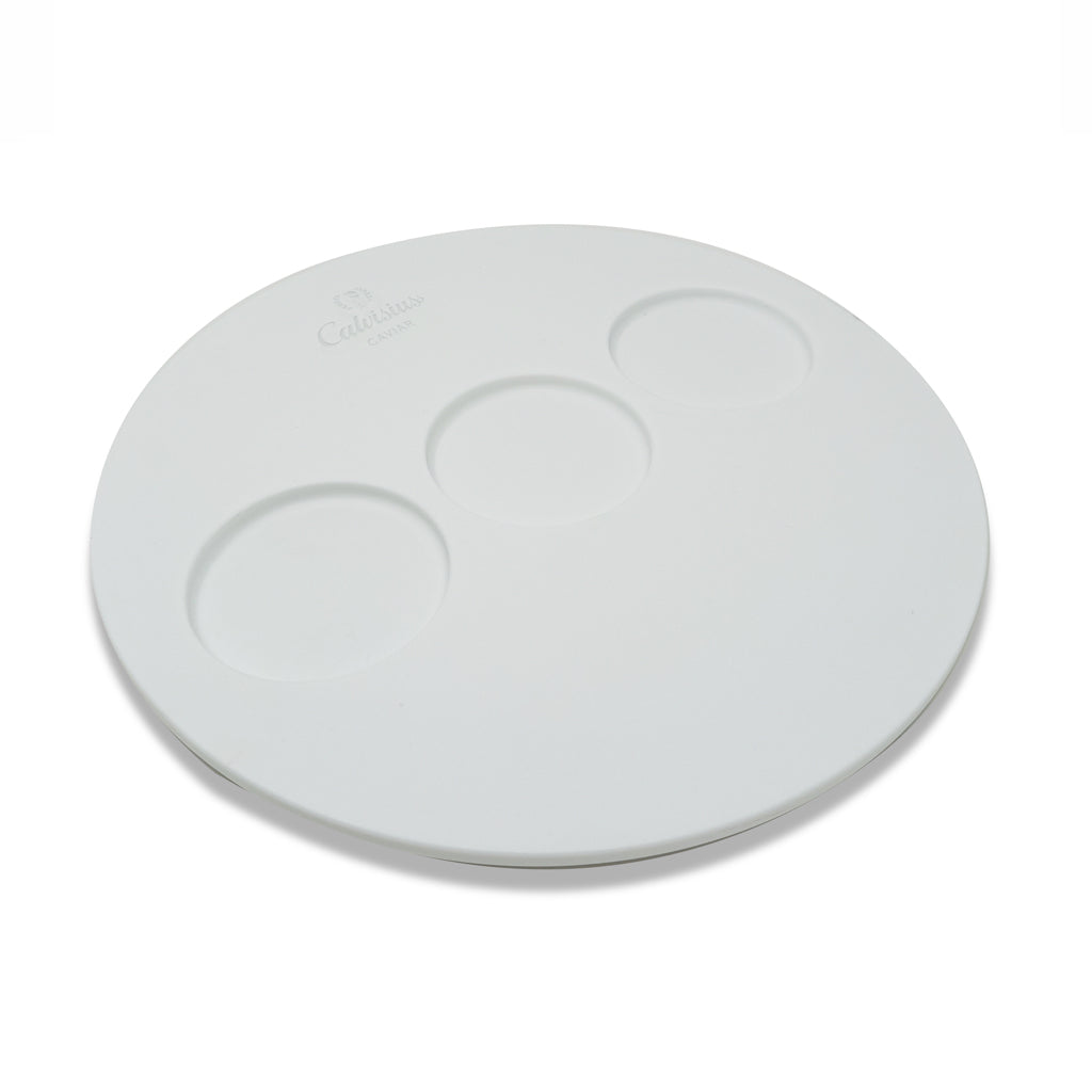 Caviar serving plate 3 tins - Tita Italia