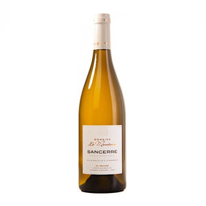 Bottle of Sancerre AOP Domaine Le Montoire white wine with a pale gold label and elderflower notes.