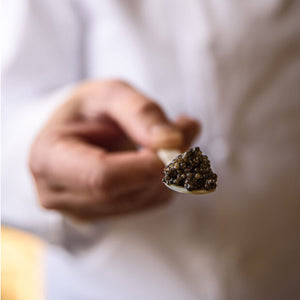 cuchiaio in madre perla caviale - Tita Italia