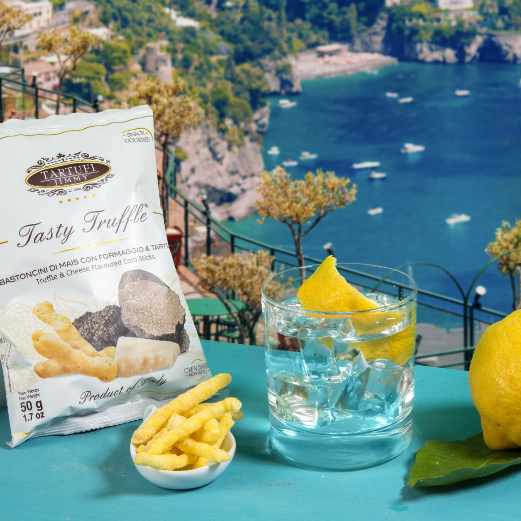 truffle & cheese flawored corn chips - Tita Italia